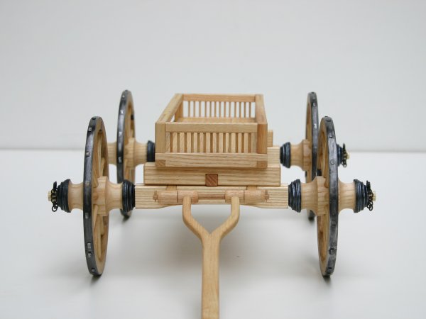 Modellbau - Hallstattzeitlicher Wagen - II